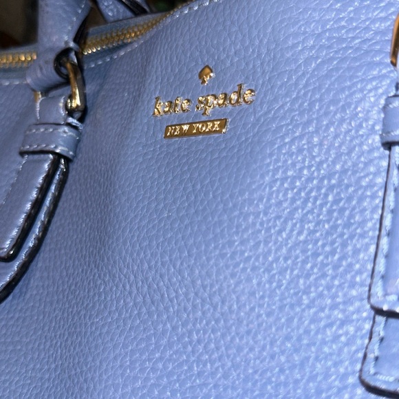 Kate Spade Sky Blue Leather Tote - Picture 3 of 6